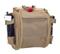 Elite Bags, Quickaid'S Paramedic Medicine Cabinet Molle Leg, Polyamide Brown Coyote