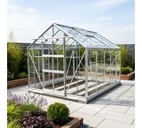 Elite Belmont 8x10 Greenhouse Package - Willow Powder Coated