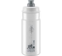 Elite - Jet Green - Cycling water bottles size 550 ml, grey/white