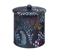 Elite Biscuit Barrel: Sara Miller Midnight Leopard Biscuit Barrel