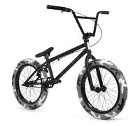 Elite BMX Bicycle 18", 20" & 26" BMX Bike - Freestyle BMX Bike All Models Come with 3 Piece BMX Crankset (20", Destro Black Combat)