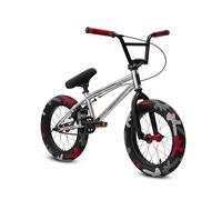 Elite BMX Stealth Freestyle Bike for Youth & Adults, Durable Steel Frame, Available in 16", 18", and 20" Sizes (Chrome, 16")