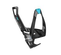Elite Bottle Cage Cannibal XC Fiberglass, Black Glossy Logo Blue