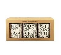 Elite Caddy Set: 3 X 10.6Cm Round Emma Bridgewater Black Toast Caddies, Round
