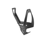 Elite Cannibal XC Bottle Cage Black Skin Soft Touch Bio-Based - Lightweight Side-Entry Bike Bottle Holder for Small Frames - Fibre-Reinforced - For Road Bike, MTB & Gravel Cycling