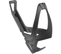 ELITE Cannibal XC Bottle Cage - Stealth Black/Bicycle Cycling Cycle Biking Bike Water Bidon Flask Holder Road Racing Race Riding Ride Lightweight Adjustable Plastic Accessories Part