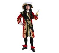 Elite Captain Hook Pirate Fancy Dress Costume Large