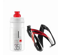 Elite Ceo Jet youth bottle kit includes cage and 66 mm, 350 ml bottle red