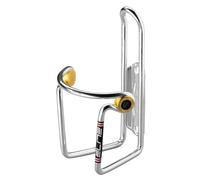 ELITE Ciussi Bottle Cage for Bicycle, Aluminium, Silver, One Size