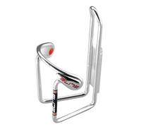 Elite Ciussi Gel Bottle Cage - Aluminium Bike Bottle Holder with Anti-Vibration Gel Inserts - Secure No-Rattle Fit - For Road Bike, MTB & Gravel Cycling