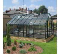 Elite Classique 12x10 Greenhouse - Olive Powder Coated