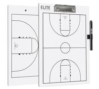 Elite Clipboards Basketball White Dry Erase Coaches Clipboard, Basketball Accessories