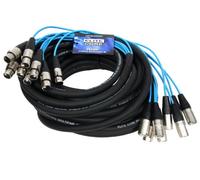 Elite Core PEX850 | 8 Channel Fan To Fan XLR Extension Snake | 50' ft