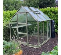 Elite Craftsman 6x6 Greenhouse Package - Stone Powder Coated