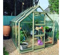 Elite Craftsman 6x8 Greenhouse Package - Brown Powder Coated