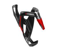 Elite Custom Race Plus Bottle Cage - Gloss Black / Red
