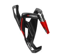 Elite Custom Race Plus Bottle Cage - Gloss Black / Red