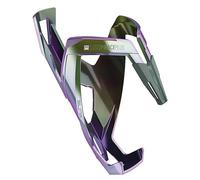 Elite Custom Race Plus Shiny Bottle Cage - Green / Violet
