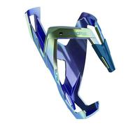 Elite Custom Race Plus Shiny Bottle Cage - Shiny Blue / Green