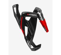 Elite Custom Race Plus Skin Bottle Cage Shiny Black Red