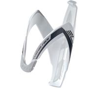 Elite Custom Race Resin Bottle Cage - Gloss White / Black