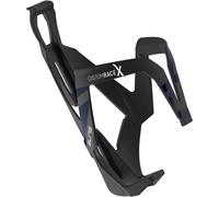 Elite Custom Race X Resin Bottle Cage Black and Blue Drinks Storage Cycling