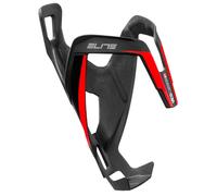 Elite Custom Vico Carbon Water Bottle Cage - Matt Black / Red