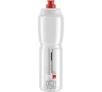 Elite Cycle Bicycle Bike Jet Biodegradable Bottle Clear / Red Logo - 950 ML