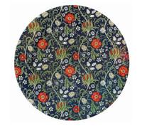 Elite Gift Boxes Arts & Crafts - Lily Tin Plate Painted Tin Enamel Plate - Picnic or Camping