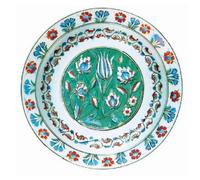 Elite Dinner Plate: 1 X 26Cm Ashmolean Roses Tulips Dinner Plate Tin