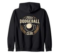Elite Dodgeball Club Competitive Team Identity Zip Hoodie