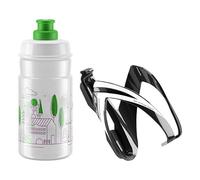 Elite Drink Bottle Jet Green Borraccia Unisex-Adult, Multicolor, 350 ML