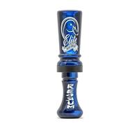 Elite Duck Calls Murder Acrylic Duck Call - Designed by 3X World Champion Brad Allen - Single or Double Reed - Mallard, Teal, Wood Duck, Gadwall, Pintail (Murder - Single Reed, Blue Pearl)