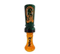 Elite Duck Calls Murder Acrylic Duck Call - Designed by 3X World Champion Brad Allen - Single or Double Reed - Mallard, Teal, Wood Duck, Gadwall, Pintail (MDR - Double Reed, Drake)