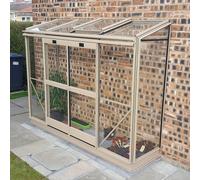 Elite Easygrow 2x8 Lean to Greenhouse - Navy Powder Coated