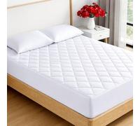 Elite Essentials King Size Mattress Protector - Extra Deep 30cm Fitted Skirt, Breathable & Anti-Allergy Mattress Cover for Ultimate Comfort (150x200cm)