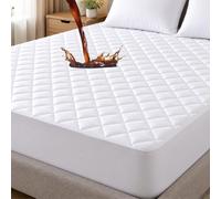 Elite Essentials Quilted 100% Waterproof Small Double Mattress Protector | 40cm Extra Deep Fitted Skirt, Breathable & Anti-allergenic Mattress Cover (122 x 190cm) - Machine Washable