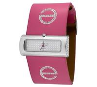Elite Fernanda Ladies Fashion Pink Leather Strap Watch E5083.2.015
