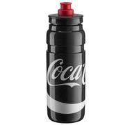 ELITE Fly Coca Cola Water Bottle Black - Insulated Cycling Bottle with Thermal Protection - Lightweight & BPA-Free - 750ml - For Road Bike, MTB & Gravel Cycling