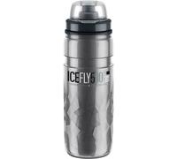 ELITE Ice Fly Insulated Water Bottle Smoke - Lightweight & BPA-Free - 500ml - For Road Bike, MTB & Gravel Cycling