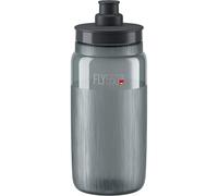 Elite Fly Lightweight Cycling Bottle - Smoke, 550ml / Water Bidon Flask Drink Bicycle Cycle Biking Bike Road Racing Race Gym Triathlon Time Trial Super Corsa Fit Cage TT