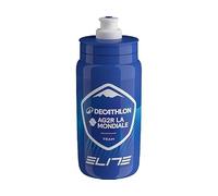 ELITE Fly Team Water Bottle 2025 - Decathlon AG2R La Mondiale - 550ml - Official WorldTour Team Edition Cycling Bottle - Lightweight & BPA-Free - For Road Bike, MTB & Gravel Cycling