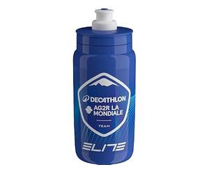ELITE Fly Team Water Bottle 2025 - Decathlon AG2R La Mondiale - 550ml - Official WorldTour Team Edition Cycling Bottle - Lightweight & BPA-Free - For Road Bike, MTB & Gravel Cycling