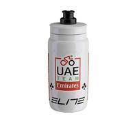 ELITE Fly Team Water Bottle 2025 - UAE Team Emirates - 550ml - Official WorldTour Team Edition Cycling Bottle - Lightweight & BPA-Free - For Road Bike, MTB & Gravel Cycling