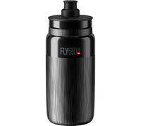 ELITE Fly Tex Water Bottle Black - Insulated Cycling Bottle with Thermal Protection - Lightweight & BPA-Free - 550ml - For Road Bike, MTB & Gravel Cycling
