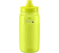 ELITE Fly Tex Water Bottle Yellow Fluo - Insulated Cycling Bottle with Thermal Protection - Lightweight & BPA-Free - 550ml - For Road Bike, MTB & Gravel Cycling