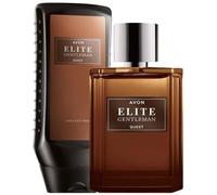 Elite Gentleman Quest Aftershave Set Includes Elite Gentleman Quest Eau de Toilette 75ml and Hair & Body Wash 250ml