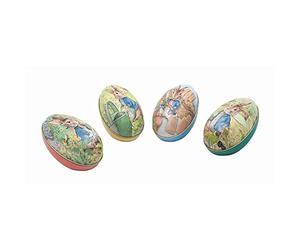Elite Gift Boxes Peter Rabbit Medium Tin Easter Eggs 110 x 67 x 65mm
