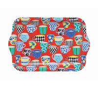 Elite Gift Boxes Red Tea Cups Small Tin Tray 240 x 159 x 15mm
