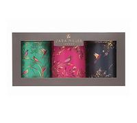 Elite Gift Boxes Sara Miller Chelsea set of 3 round tin caddies 330 x 120 x 160mm
